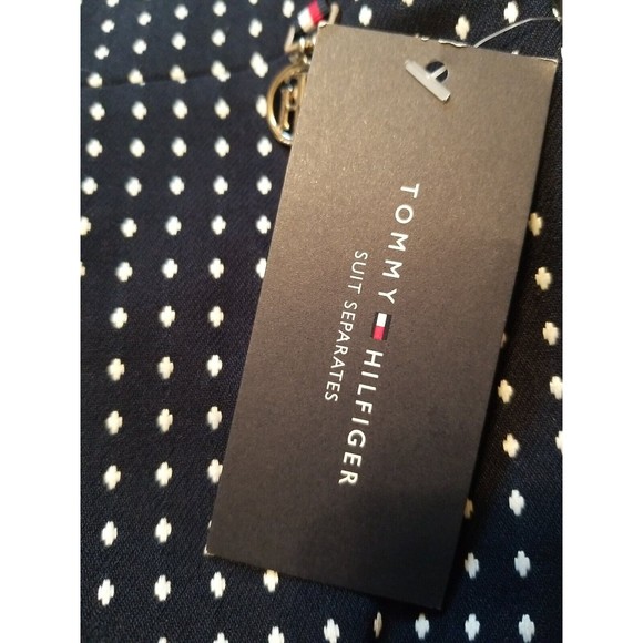 Tommy Hilfiger Suit Separates Black & White Polka Dot Size 16 Dress Pants - Picture 3 of 9
